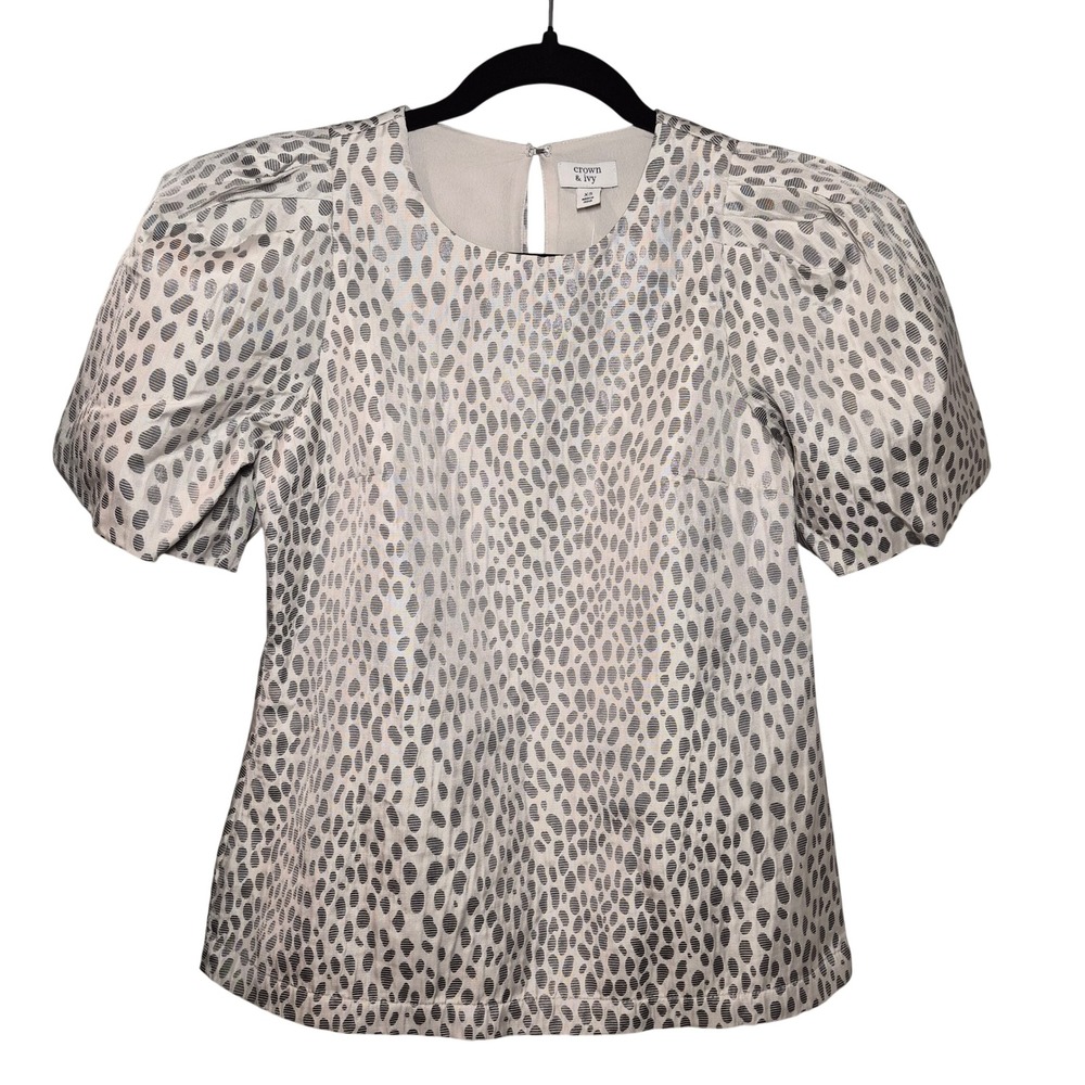 Crown & Ivy Metallic Animal‎ Print